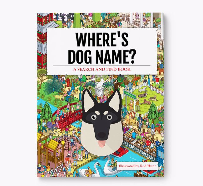 Personalized Where's {dogsName} Book